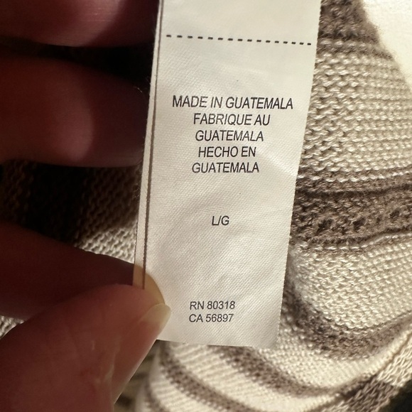 Lucky Brand Striped Sweater Size‎ L - Picture 3 of 5